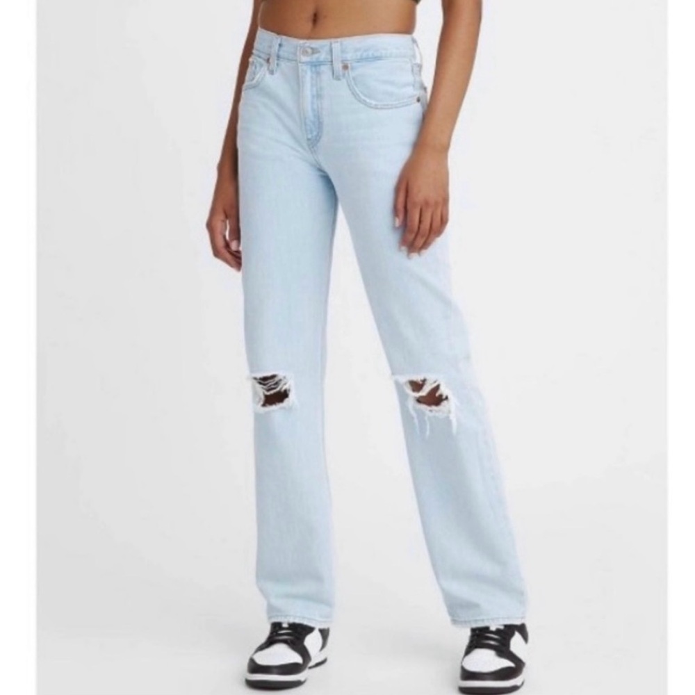 Levi's Light Blue Straight Leg Jeans